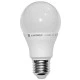 Λάμπα led A60 αχλάδι E27 8W 230V 3000k θερμό λευκό φως 640 lumen λευκό σώμα ματ κάλυμμα