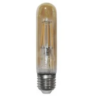 Διακοσμητική λάμπα led T30 σωλήνας μελί E27 COG ισχύος 6W 230V 2200k θερμό λευκό φως 600lm