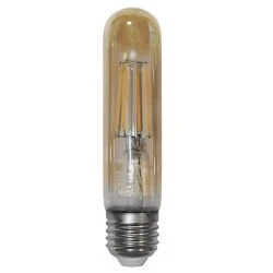 Διακοσμητική λάμπα led T30 σωλήνας μελί E27 COG ισχύος 6W 230V 2200k θερμό λευκό φως 600lm