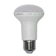 Λάμπα led Ε27 R63 8W 230V 3000k θερμό λευκό φως 800Lm τύπου καθρέπτη με ματ κάλυμμα