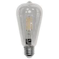 Διακοσμητική λάμπα led αβοκάντο E27 ισχύος 6W 230V 2800k θερμό λευκό φως 740lm διάφανη