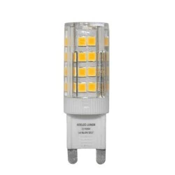 Λάμπα G9 σιλικόνης κυλινδρική 4W 230V 330° 3000k θερμό λευκό φως 440 lumen με 51led
