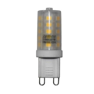 Λάμπα led κυλινδρική G9 4W 230V ντιμαριζόμενη δέσμης 300° 3000k θερμό λευκό φως 350 lumen