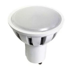 Λάμπα led smd GU10 3W 230V AC 6000k ψυχρό λευκό φως δέσμης 120° 320lumen Ø50mm