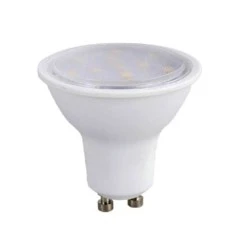 Λάμπα led smd GU10 3W 230V AC μπλε φως δέσμης 120° 230 lumen Ø50mm