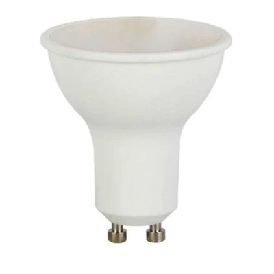 Λάμπα led GU10 1W 230V AC 6000k ψυχρό λευκό φως δέσμης 105° 80lm Ø50mm