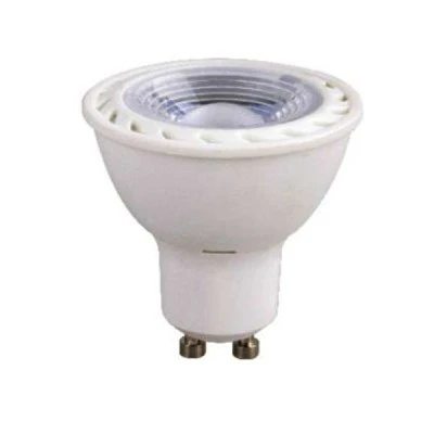 Λάμπα led GU10 6,5W 230V AC ντιμαριζόμενη 6000k ψυχρό λευκό φως δέσμης 38° 540 lumen Ø50mm
