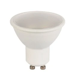 Λάμπα led smd GU10 7W 230V AC 4000k ενδιάμεσο λευκό φως δέσμης 120° 540 lumen Ø50mm