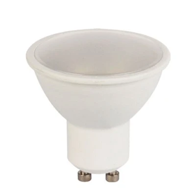 Λάμπα led smd GU10 7W 230V AC 3000k θερμό λευκό φως δέσμης 120° 530 lumen Ø50mm