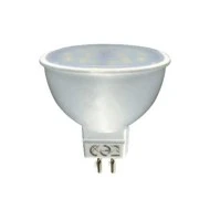 Λάμπα led MR16 GU5.3 7W 12V AC/DC 3000k θερμό λευκό φως δέσμης 120° 530lumen Ø50mm