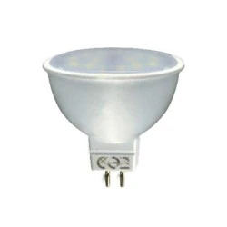 Λάμπα led MR16 7W 12V AC/DC 6000k ψυχρό λευκό φως δέσμης 120° 555lumen Ø50mm