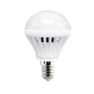 Λάμπα led σφαιρική Ε14 3W 230V 3000k θερμό λευκό φως δέσμης 180° 210 lumen 20000h