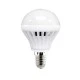 Λάμπα led σφαιρική Ε14 3W 230V 6000k ψυχρό λευκό φως δέσμης 180° 240 lumen 20000h