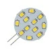Λάμπα led G4 πλακέ Ø41mm 2,5W 12V AC/DC 6000k ψυχρό λευκό φως δέσμης 120° 220 lumen