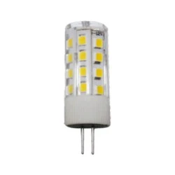Λάμπα led G4 κυλινδρική 5W 12V AC/DC 6000k ψυχρό λευκό φως δέσμης 360° 420lumen