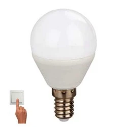 Λάμπα led G45 σφαιρική 5W Ε14 με δυνατότητα αλλαγής της απόχρωσης του φωτός από 3000k έως 6000k