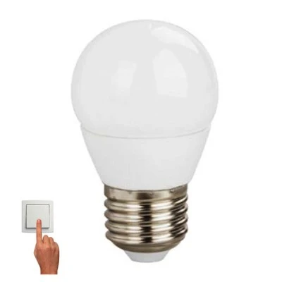 Λάμπα led G45 σφαιρική 5W Ε27 με δυνατότητα αλλαγής της απόχρωσης του φωτός από 3000k έως 6000k Λάμπα led G45 σφαιρική 5W Ε27 με δυνατότητα αλλαγής της απόχρωσης του φωτός από 3000k έως 6000k