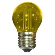 Λάμπα led filament σφαιρική Ø45mm Ε27 4W 230V κίτρινο φως 30000h