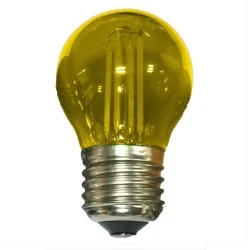 Λάμπα led filament σφαιρική Ø45mm Ε27 4W 230V κίτρινο φως 30000h