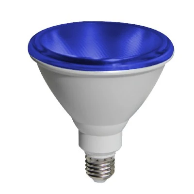 Λάμπα led PAR38 E27 15W 230V μπλε φως δέσμης 45° 1150Lm στεγανή IP65