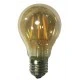Λάμπα led filament αχλάδι μελί Ε27 6W 230V 2700k θερμό λευκό φως ντιμαριζόμενη