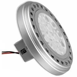 Λάμπα led AR111 13W 12V/230V με τροφοδοτικό ντιμαριζόμενη 6200k ψυχρό λευκό φως δέσμης 30°
