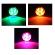 Λάμπα led E14 0.8W 230V RGB αυτόματης εναλλαγής χρωμάτων με κάλυμμα διαμέτρου Ø50mm Λάμπα led E14 0.8W 230V RGB αυτόματης εναλλαγής χρωμάτων με κάλυμμα διαμέτρου Ø50mm