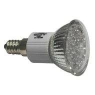 Λάμπα led E14 0.8W 230V RGB αυτόματης εναλλαγής χρωμάτων με κάλυμμα διαμέτρου Ø50mm