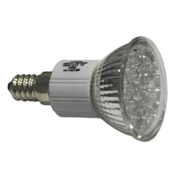 Λάμπα led E14 0.8W 230V RGB αυτόματης εναλλαγής χρωμάτων με κάλυμμα διαμέτρου Ø50mm