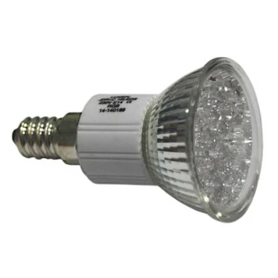 Λάμπα led E14 0.8W 230V RGB αυτόματης εναλλαγής χρωμάτων με κάλυμμα διαμέτρου Ø50mm