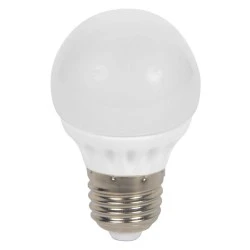 Λάμπα led σφαιρική Φ45 Ε27 6W 230V 3000k θερμό λευκό φως 460lumen γωνία θέασης 270°