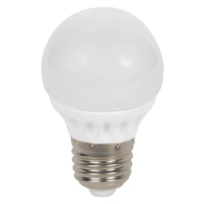 Λάμπα led σφαιρική Φ45 Ε27 6W 230V 6000k ψυχρό λευκό φως 480lumen γωνία θέασης 270°