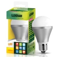 Λάμπα led A60 αχλάδι E27 5W 230V 6400k ψυχρό λευκό φως δέσμης 230° 420 lumen 15000h