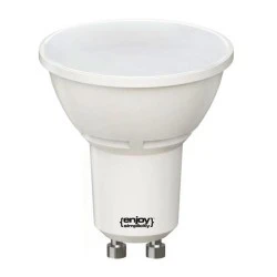 Λάμπα led GU10 Ø50mm 3.5W 230V 2700k θερμό λευκό φως 250 lumen δέσμης 100° 15000h