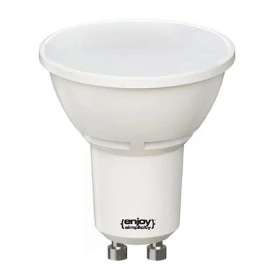 Λάμπα led GU10 Ø50mm 3.5W 230V 2700k θερμό λευκό φως 250 lumen δέσμης 100° 15000h Λάμπα led GU10 Ø50mm 3.5W 230V 2700k θερμό λευκό φως 250 lumen δέσμης 100° 15000h