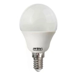 Λάμπα led σφαιρική Φ45 E14 4.9W 230V 4000k ενδιάμεσο λευκό φως δέσμης 240° 470 lumen 15000h