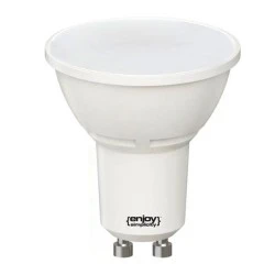 Λάμπα led GU10 Ø50mm 6W 230V 2700k θερμό λευκό φως 500 lumen δέσμης 100° 15000h