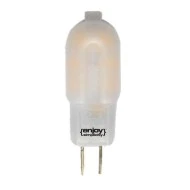 Λάμπα led G4 πλαστική 2,5W 12VAC/DC 4000k ενδιάμεσο λευκό φως δέσμης 360° 160 lumen