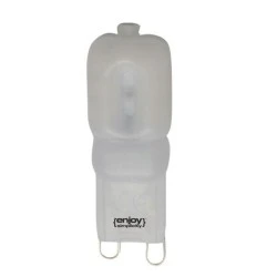 Λάμπα led G9 πλαστική 3W 230V ντιμαριζόμενη 4000k ενδιάμεσο λευκό φως δέσμης 360° 220 lumen