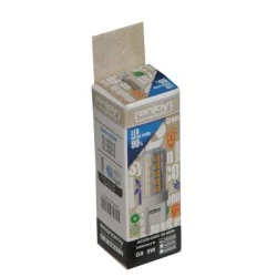 Λάμπα led G9 κεραμική 5W 230V ντιμαριζόμενη 3000k θερμό λευκό φως δέσμης 360° 550 lumen