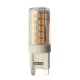 Λάμπα led G9 κεραμική 5W 230V ντιμαριζόμενη 6500k ψυχρό λευκό φως δέσμης 360° 550 lumen