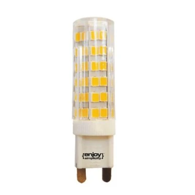Λάμπα led G9 κεραμική 7W 230V ντιμαριζόμενη 4000k ενδιάμεσο λευκό φως δέσμης 360° 600 lumen Λάμπα led G9 κεραμική 7W 230V ντιμαριζόμενη 4000k ενδιάμεσο λευκό φως δέσμης 360° 600 lumen