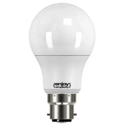 Λάμπα led B22 4000k ενδιάμεσο φως 9W 230V δέσμης 200° 820 lumen 15000h