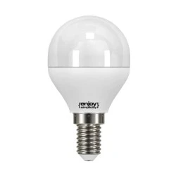 Λάμπα led σφαιρική Φ45 E14 5.2W 230V 2700k θερμό λευκό φως δέσμης 240° 470 lumen 15000h