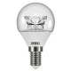 Λάμπα led σφαιρική διάφανη Ø45 E14 3.4W 230V 2700k θερμό λευκό φως 240° 250lm