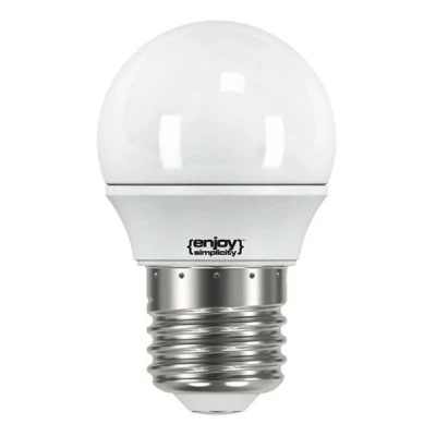 Λάμπα led σφαιρική Ø45 E27 3W 230V 2700k θερμό λευκό φως δέσμης 240° 250 lumen 15000h