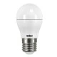 Λάμπα led σφαιρική Φ45 E27 4.9W 230V 6500k ψυχρό λευκό φως δέσμης 240° 470 lumen 15000h