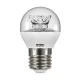 Λάμπα led σφαιρική διάφανη Ø45 E27 3.4W 230V 2700k θερμό λευκό φως δέσμης 230° 250lm