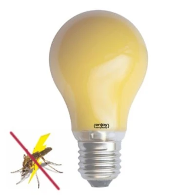 Λάμπα led εντομοαπωθητική E27 6W 230V 2500k κίτρινο φως 500 lumen 20000h