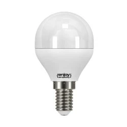 Λάμπα led σφαιρική Φ45 E14 5W 230V ντιμαριζόμενη 2700k θερμό λευκό φως 240° 470lm